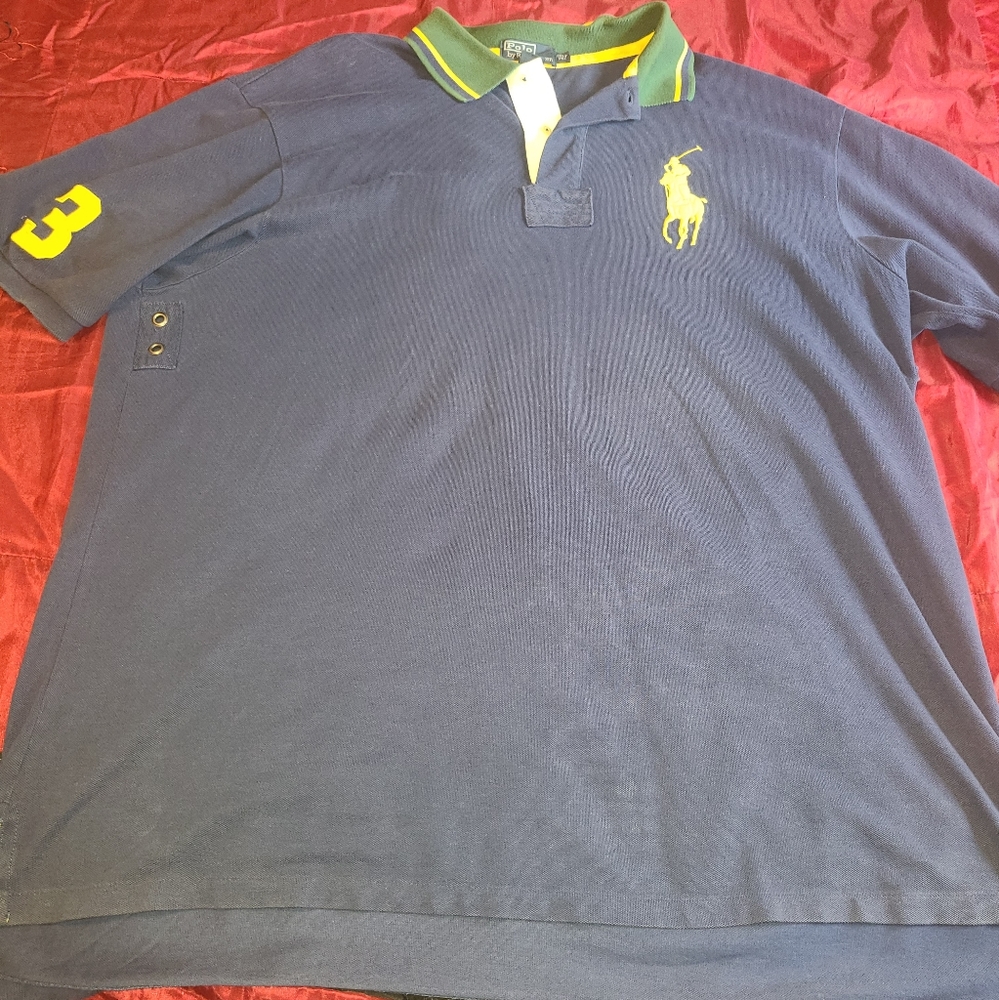 Polo by Ralph Lauren 3XLT blue and green